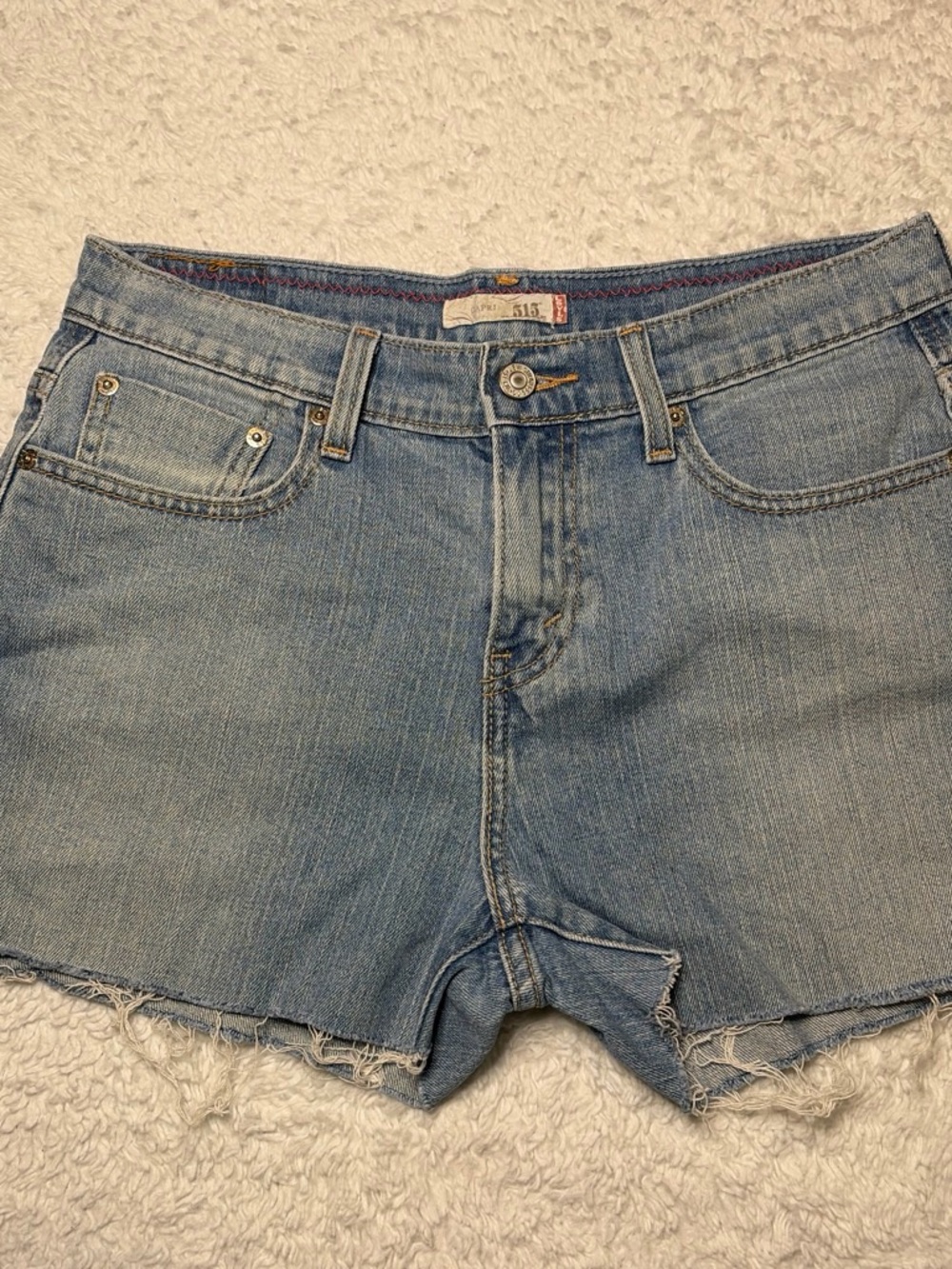 Levi’s Light Blue Denim Cutoff Shorts